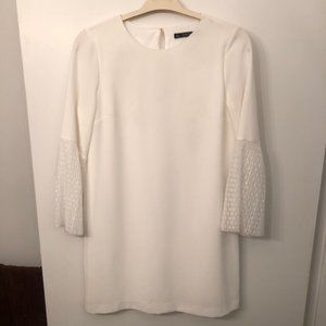 White Zara Basic dress in size small - NWT